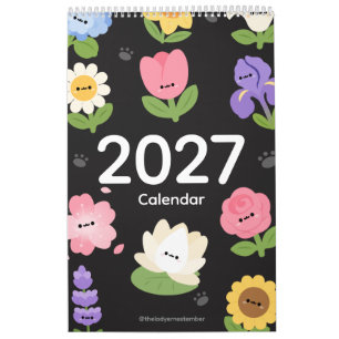 Calendrier Fleur 2027