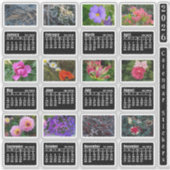Calendrier Fleur Autocollant Vinyle sur Mesure 202 (Devant)
