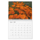 Calendrier Fleur de pavot (Mar 2027)