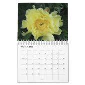 Calendrier Fleur de pivoine (Mar 2026)