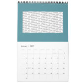 Calendrier Fleur De Vie - Mandala India Style 1 (Jan 2027)