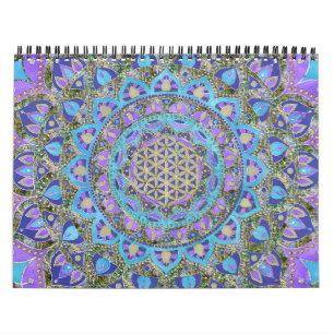 Calendrier Fleur De Vie - Mandala India Style 2