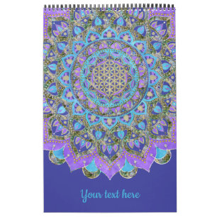 Calendrier Fleur De Vie - Mandala India Style 2