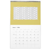 Calendrier Fleur De Vie - Mandala Indien 3 (Mar 2026)