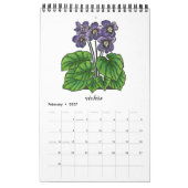 Calendrier Fleur du Mois (Feb 2027)