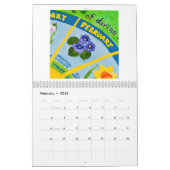 Calendrier Fleur du mois Inspirationnel 2025 (Feb 2026)