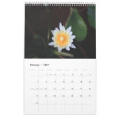 Calendrier fleur et nuit 2025 (Feb 2027)