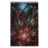 Calendrier Fleur imaginaire fractale douce et tendresse (Protection)