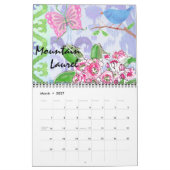 Calendrier fleur sauvage (Mar 2027)