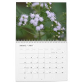 Calendrier fleur sauvage (Jan 2027)