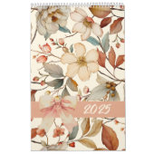 Calendrier Fleur sauvage d'aquarelle Cottagecore (Protection)