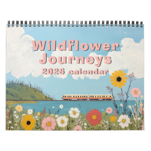 Calendrier Fleur sauvage Journeys 2026 Folk Art Wall Calendri