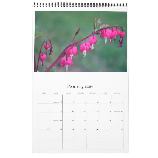 Calendrier FLEURS (Feb 2026)