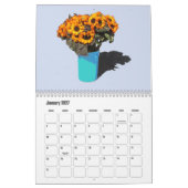 Calendrier - Fleurs (Jan 2027)