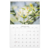Calendrier FLEURS 12 Mois Beau Floral (Jan 2026)