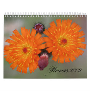 Calendrier Fleurs 2009