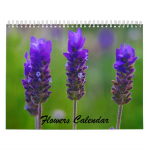 calendrier fleurs 2009