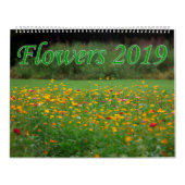 Calendrier Fleurs 2019 (Protection)