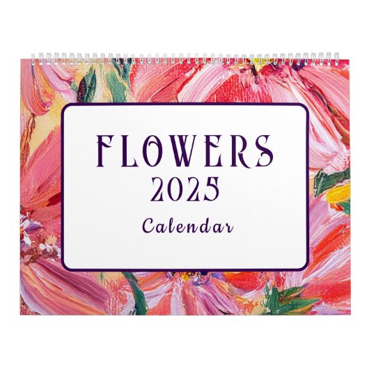 Calendrier Fleurs 2025 (Protection)