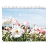 Calendrier Fleurs 2026 (Protection)