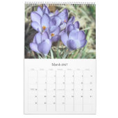 Calendrier Fleurs 2027 (Mar 2027)