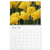 Calendrier Fleurs 2027 (Feb 2027)