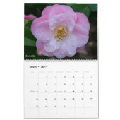 Calendrier Fleurs 2027 (Mar 2027)