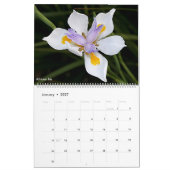 Calendrier Fleurs 2027 (Jan 2027)