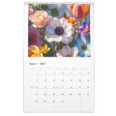 Calendrier Fleurs 2027 (Mar 2027)