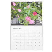 Calendrier Fleurs 2027 (Jan 2027)
