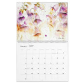 Calendrier Fleurs à l'aquarelle : Édition 3 (Jan 2027)