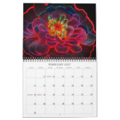 Calendrier Fleurs Abstraites Et Art De La Nature (Feb 2027)