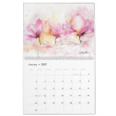 Calendrier Fleurs aquarelles 1 (Jan 2027)