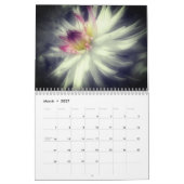 Calendrier Fleurs avec une touche de couleur  (Mar 2027)