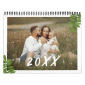 Calendrier Fleurs Berries et verdure Collage photo (Protection)
