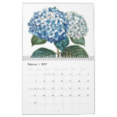 Calendrier Fleurs botaniques vintages 2025 (Feb 2027)