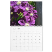 Calendrier Fleurs dans la nature (Mar 2027)