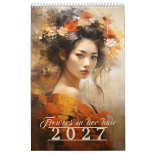 Calendrier Fleurs dans ses cheveux 2026