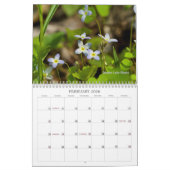 Calendrier Fleurs de bois (Feb 2026)