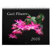Calendrier Fleurs de cactus (Protection)