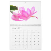Calendrier Fleurs de cactus (Jan 2027)