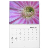 Calendrier Fleurs de cactus (Feb 2027)