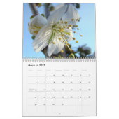 Calendrier FLEURS DE CERISIER Pommier Poire Pêche (Mar 2027)