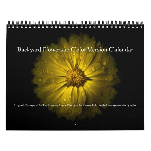 Calendrier Fleurs de jardin 10 Version couleur (Protection)