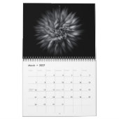 Calendrier Fleurs de jardin en noir et blanc n°20 Flow (Mar 2027)