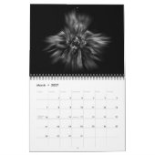 Calendrier Fleurs De jardin En Noir Et Blanc No 49 Flux (Mar 2027)