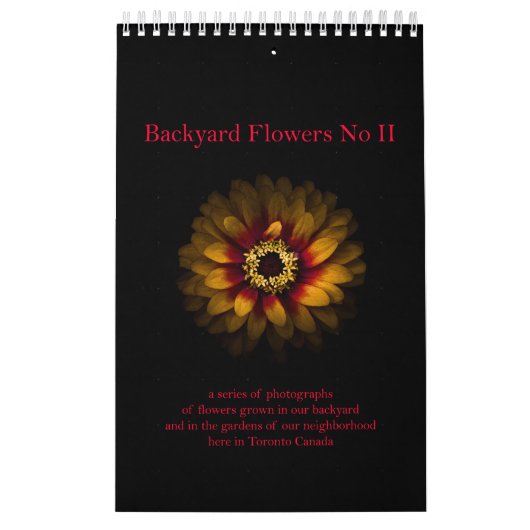 Calendrier Fleurs de jardin no II (Protection)