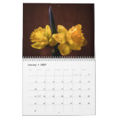 Calendrier Fleurs de jonquille Floral 2024 (Jan 2027)