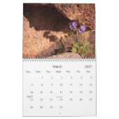 Calendrier Fleurs de l'Arizona (Mar 2027)