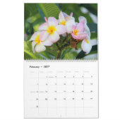Calendrier Fleurs de Maui Hawaii (Feb 2027)